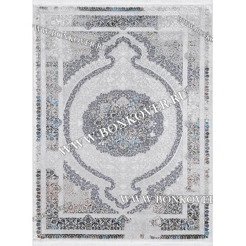 Ковер в гостиную дизайн 60 Серый