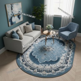 Турецкий Ковер Для гостиной New дизайн 079 Овал