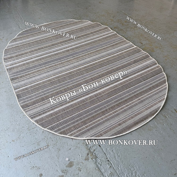 Овальный Безворсовый Ковер Дизайн 22836