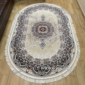 Турецкий Ковер С восточным Узором Дизайн 09 Овал