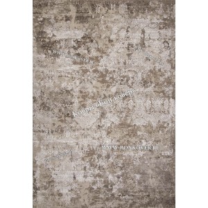 Абстрактный ковер дизайн 78 коричневый