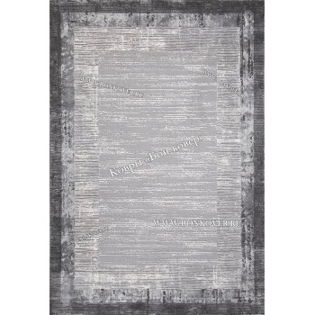 Абстрактный ковер дизайн 100 серый